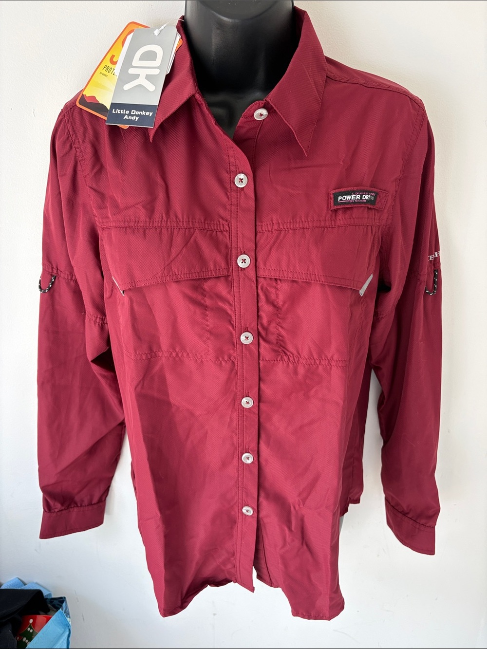NWT Little Donkey Andy  Button-Down Outdoor Shirt